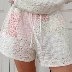 Neutral Ground Quilted Pastel Shorts